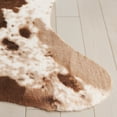 thumbnail image 4 of Safavieh Faux Cow Hide Cleto Animal Print Area Rug, Brown/Ivory, 4'7" x 5'3", 4 of 11