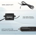 thumbnail image 2 of 12 Volt Oscillating Fan, 6" Portable Car Fan With Car Cigarette Lighter, 360° Cooling Ventilation, Car DC Clip Fan, 12v Fan for Truck,RV,Car (Cord Length 5FT), 2 of 6
