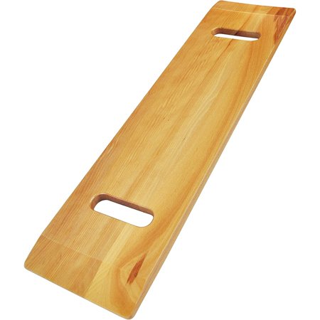 

Blue Jay Wooden Transfer Board Wheelchair/Commode Transfer Board 10” x 32” with Two Hand Cutouts 600 lbs Hardwood Wheelchair Slide Board Mobility Aid