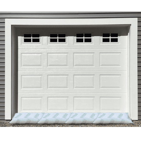 AquaShield Powered by Mobilevee - 12x24 Water-Activated Flood Barrier and Diverter for Homes and Garages - 6 Pack for Flood Protection, Spill Response, and Emergency Leak Containment
