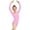 Pink, variant on Girls Long Sleeve Dance Leotard, Solid Color Ballet Bodysuit for Gymnastics, Practice Training Wear for Kids Big Girls