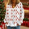 thumbnail image 2 of Wiyuqeen Christmas Cardigan Sweaters Woman Ugly V Neck Button Down Knit Cardigans Xmas Santa Claus Long Sleeve Crop Flannel Cardigans, 2 of 6