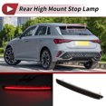 thumbnail image 3 of Luz de freno trasera LED Unique Bargains para Audi A3 S3 RS3 8P Sportback 2004-2013 No. 8P4945097A Negro 3ª lámpara de freno de alto montaje trasera central de alto nivel, 3 of 7