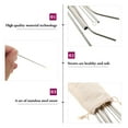 thumbnail image 6 of Stainless Steel Straw Straws for Home Useful Milk Water Sturdy Coffee Stirrers Reusable, 6 of 6