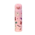 thumbnail image 1 of Taza de vacío de dibujos animados, botella térmica de acero inoxidable, taza aislada al vacío, frasco de vacío portátil para exteriores, rosa, 450ML, 23x6,5x6,5 cm, 1 of 8