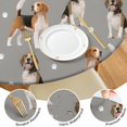 thumbnail image 4 of Beagle and Dog Footprints Round Fitted Tablecloth with Elastic Edge,Dining Table Cover Waterproof,Outdoor Round Tablecloth for Camping,Dining,Indoor and Outdoor, 4 of 7