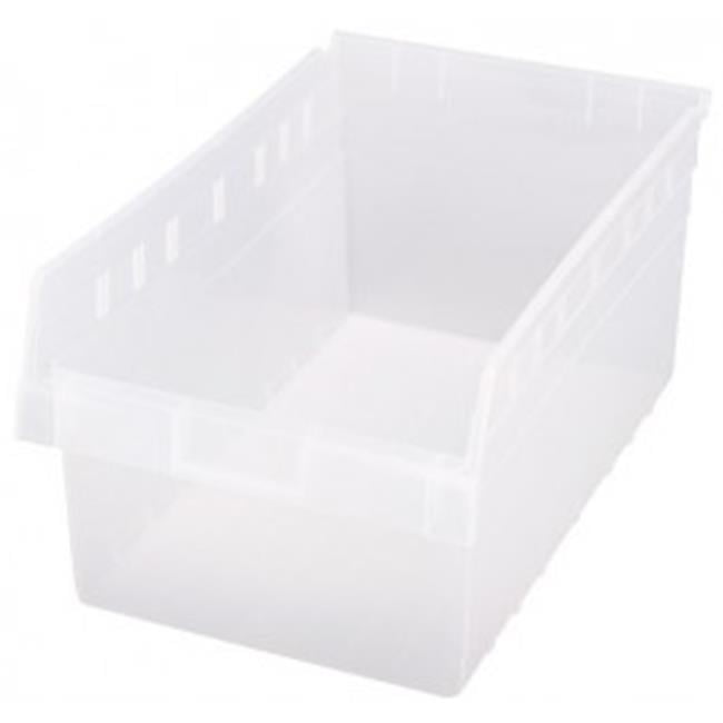 Quantum Storage QSB816CL Clear Plastic Storage Bins 23.63 x 11.13 x 8 in. Walmart Canada