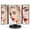 Black, variant on Trifold Lighted Vanity Makeup Mirror, 2X/3X/10X Magnification, 72 LED & 3 Color Lighting, Touch Dimming, Dual Power Supply, Portable Cosmetic Mirror, Ideal Gift for Women