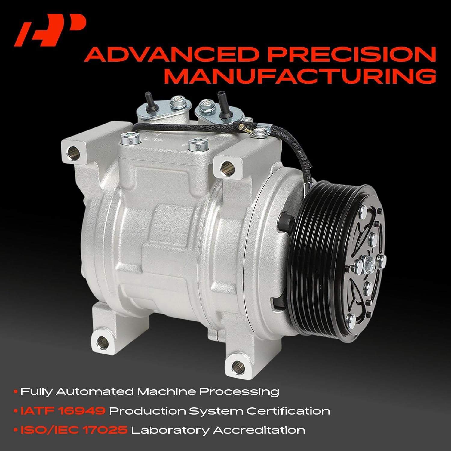 A-Premium AC Compressor with Clutch Compatible with Honda CR-V 2002-2006 L4 2.4L