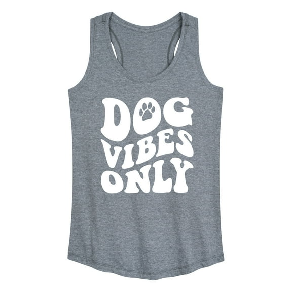 Instant Message - Dog Vibes Only - Women's Racerback Tank Top