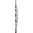 thumbnail image 4 of Ekena Millwork 18"W x 18"H x 3 1/4"ID x 1 1/2"P Crawley Ceiling Medallion (Fits Canopies up to 6 3/4"), Hand-Painted Frost, 4 of 5