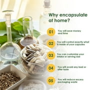 Clear Size 00 Empty Vegetarian Capsules by Capsuline