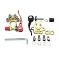 thumbnail image 1 of Car Battery Brass Terminal Porous Quick Release Adjustment Disconnect Detachable Connector Pure Copper Battery Clip, 1 of 8