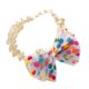 thumbnail image 3 of Lazo Para El Pelo De Bebé, Banda Para El Pelo Infantil, Accesorio De Fotografía De Moda, Patrón De Puntos De Color Arcoíris Cosido A Mano Para Cumpleaños, 3 of 8