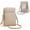 Beige, variant on Women's Touch Screen Mobile Phone Messenger bag, Anti-Theft Leather Crossbody Phone Purse for Women Travel, Shopping