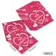 thumbnail image 3 of Decoraciones para San Valentín, adornos para San Valentín, regalos para San Valentín. 16 servilletas con estampado de corazones, perfectas para fiestas de San Valentín. Pañuelos desechables decorativo, 3 of 6
