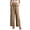 04-FP-LD Apricot, variant on Women's Wide Leg Pants with Pockets High Waist Adjustable Knot Loose Casual Trousers Business Work Casual Pants Black Small