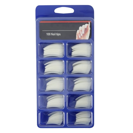 HOTBEST 500/1000pcs Half Paste Fake Nail Acrylic White Beauty Manicure Tools