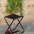 thumbnail image 4 of Folding Camping Stool - Foldable Camping Chair With Carry Bag - Large Load Capacity Camping Seat For Outdoor Walking Hiking Fishing, 4 of 5
