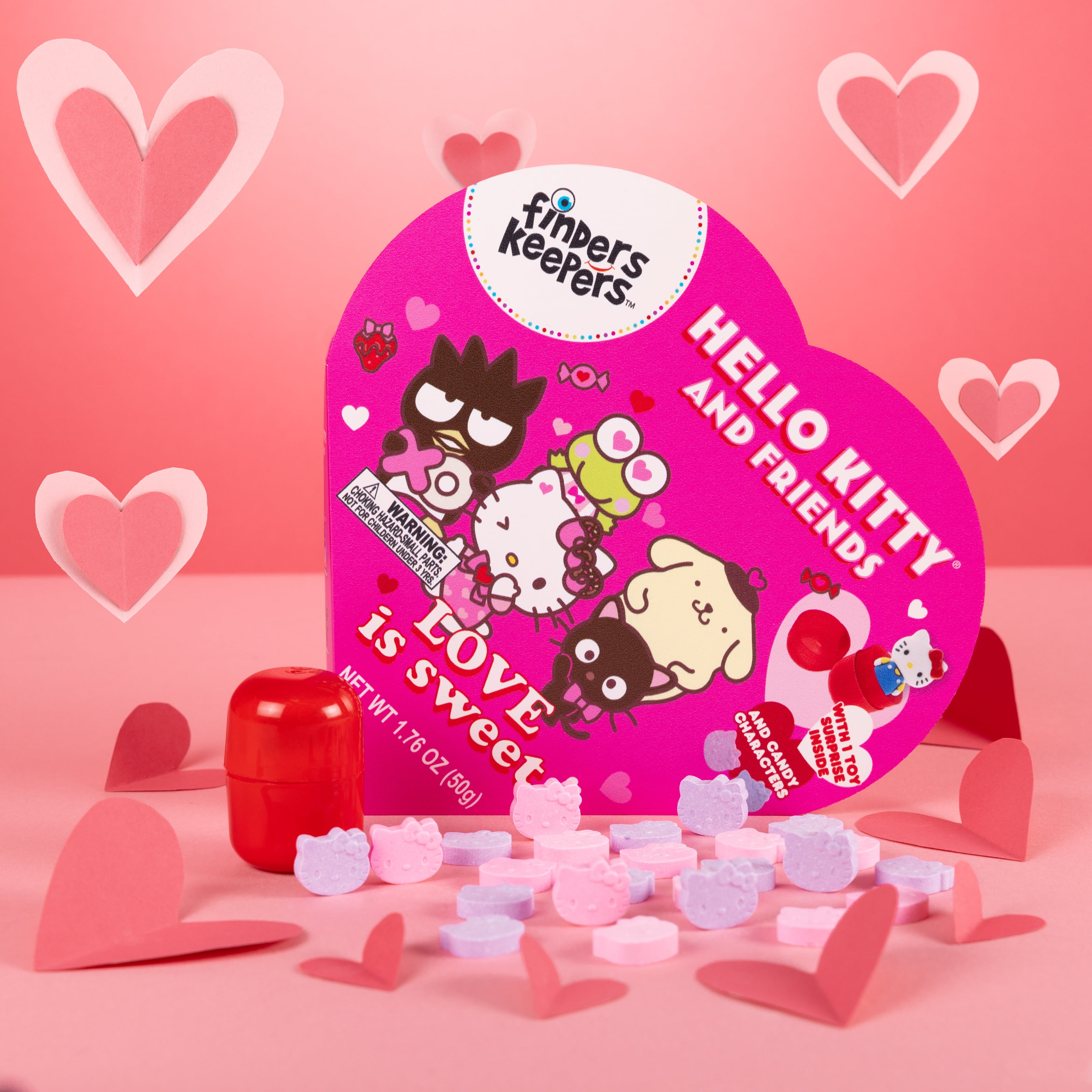 Finders Keepers Hello Kitty Faux Heart Box with Candy - Walmart.com