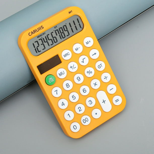 Mini Calculadora Pequeña y Bonita de 12 Dígitos con Funciones Estándar para El Hogar, La Escuela y La Oficina.