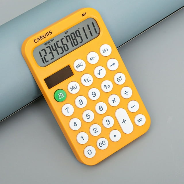 Fiudx Mini Calculadora Solar, Pantalla Compacta de 12 Dígitos, Ligera y Portátil, Respuesta Rápida, Ideal para Uso En Casa, Oficina y Escuela, Cálculos Diarios Eficientes, Material Plástico, Paquete