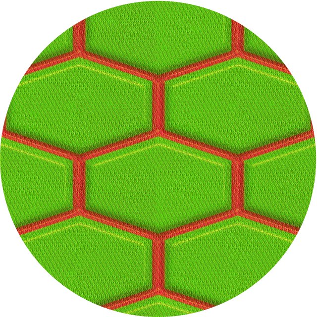Ahgly Company Tapis Rond Lavable en Machine Intérieur Transitionnel Vert Lime, 3 Pieds Rond