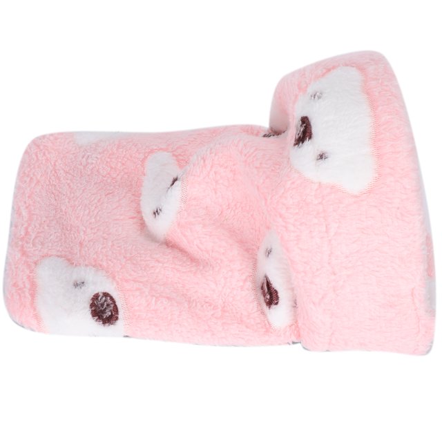 Cartoon Color Small Animal Warm House with Heat Preservation, Flannelette and Sponge, Machine Washable for Various Pets Sleeping Bed