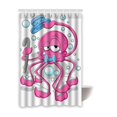 thumbnail image 1 of ABPHQTO Cortina de ducha de baño de poliéster impermeable pulpo 120x180 cm, 1 of 2