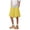 Yellow, variant on NAFUU Mens Shorts Men's Casual Shorts Summer Elastic Waist Athletic Shorts Breathable Lightweight Outdoor Drawstring Shorts Athletic Trousers