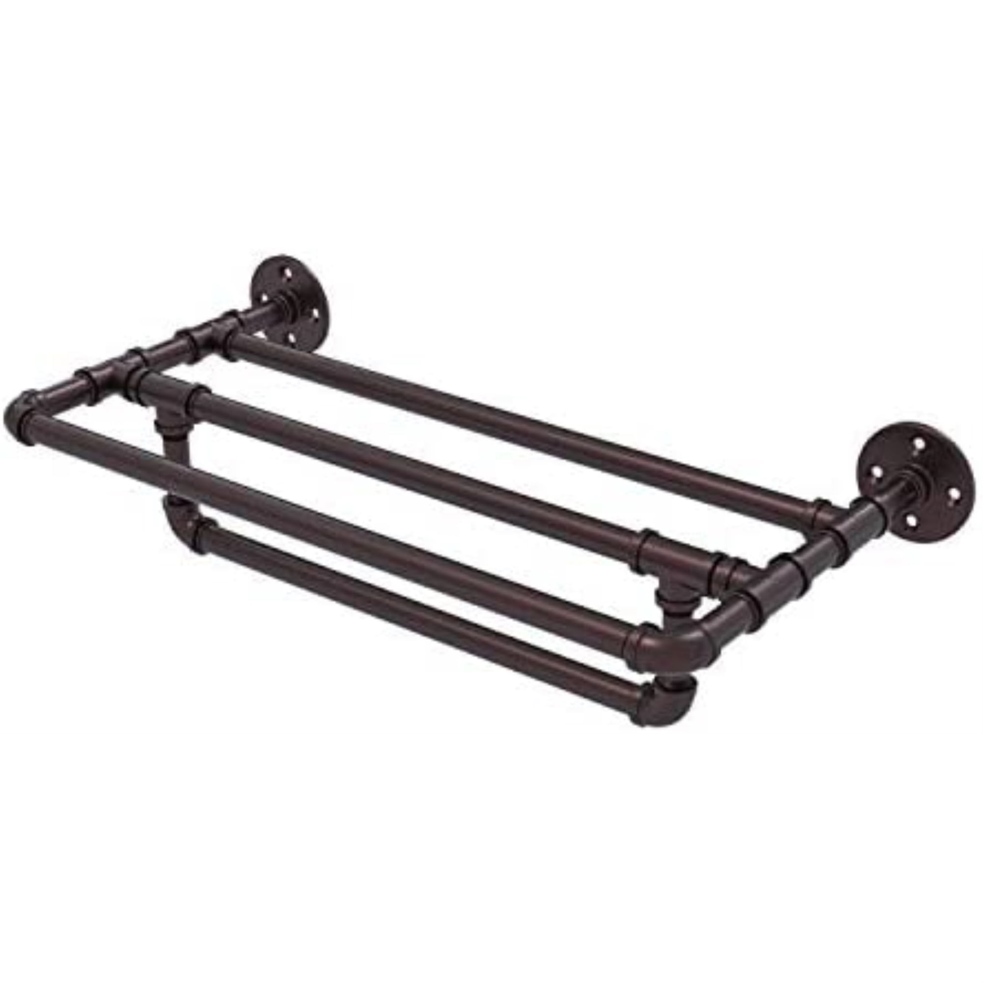 Pipeline Collection 24 Inch Wall Mounted Towel Shelf With Towel Bar P 240 24 Tstb Abz Walmart Canada