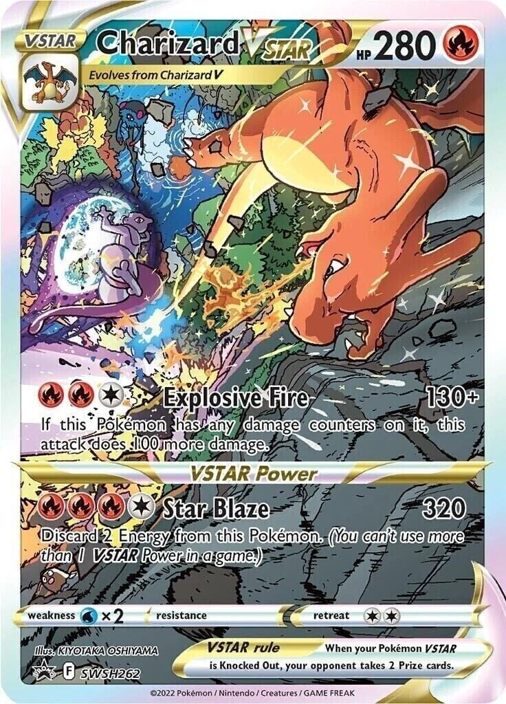Pokemon ultra premium collection charizard vstar alt art swsh262 promo
