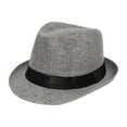 thumbnail image 1 of Sombrero de paja unisex de ala corta: sombrero informal y transpirable para el verano, 1 of 2