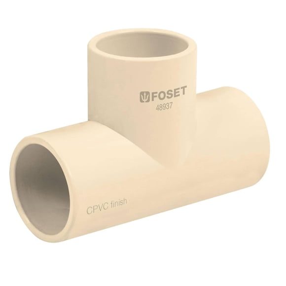 Tee sencilla CPVC 2' Foset Foset CPVC-766