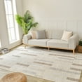 thumbnail image 1 of Rug Branch Nomad Abstract Indoor Area Rug, Beige Brown, Modern - Living Room, Bedroom, Dining Room, and Kitchen, 1 of 6