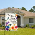 thumbnail image 2 of Joocar Always Loved Never Forgotten Forever Missed Linen Garden Flag With Hummingbirds And Flowers For Spring Summer Home Outdoor Garden Yard Door Decor 12x18 Inch, 2 of 5