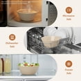 thumbnail image 5 of Homienly Premium Wheat Straw Bowls, Unbreakable Large Cereal Bowl Set of 6, Alternative to Plastic Bowls, Microwave & Dishwasher Safe 50 OZ Big Bowl for Home, Outdoor- Beige, 5 of 9