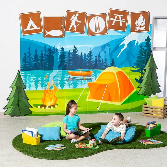 Fun Express Camp Event Decorating Kit - 17 Pieces