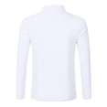 thumbnail image 5 of Linen Polo Shirts for Men Casual Long Sleeve Collared Relaxed Fit Golf Shirts Work Shirt Beach Shirt, 5 of 5
