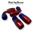 thumbnail image 2 of 6AN 90 Degree Billet Swivel Seal Braided Steel Hose End Fitting Oil/Fuel/Water KIT, 2 of 3