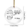 thumbnail image 2 of RKSTN Christmas Decorations Ornament Gifts For Friend Christmas Decor, 2 of 2