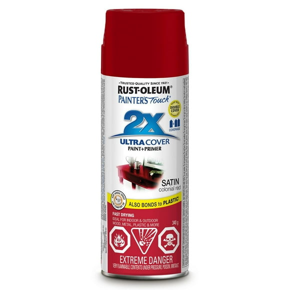 Painter's Touch Ultra Cover 2x - Rouge colonial satiné 340g