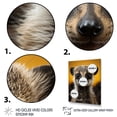 thumbnail image 3 of Designart "Curious Meercat in Yellow Brown" Animals Floater Framed Wall Decor, 3 of 7