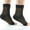 Black2, variant on GigrtiJin Women's Toeless Mid Calf Socks Solid Color Anti Slip Ribbed Ankle Socks Trendy Yoga Short Socks