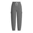 thumbnail image 5 of HAiming Women's Jogger Pants Outdoors Camping Travel Quick Drying UPF 50+ Sweatpants Elastic Waist Solid Color Pants with Pockets, 5 of 7