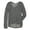 Black - 001, variant on Aeropostale Womens Sheer Textured Pullover Sweater, Grey, Medium