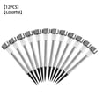 thumbnail image 1 of Luz de tierra con energía solar Patio al aire libre Jardín Impermeable Lámpara de pico LED automática, Luz colorida 12pcs kenally HA000807-03B, 1 of 7