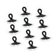 thumbnail image 3 of 50 piezas de cuerdas elásticas con ganchos con ganchos en forma de S, correas de lona de goma retráctiles multiusos de 21 pulgadas para equipaje y, 3 of 8