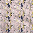 thumbnail image 1 of oneOone Silk Tabby Peach Fabric Yacht Sewing Fabric By The Yard Printed Diy Clothing Sewing Supplies 42 Inch Wide, 1 of 6