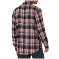 thumbnail image 3 of Handshe Men's Button-Down Plaid Long Sleeve Shirt, Casual Stylish Turn-Down Collar Top for Daily Wear, Outdoor Casual Office Shirt,Plus Size, 3 of 3